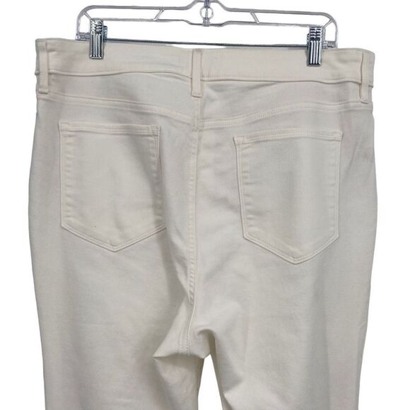 ATHLETA SCULPTEK ULTRA SKINNY JEANS High Rise White Size 18X - Picture 6 of 8